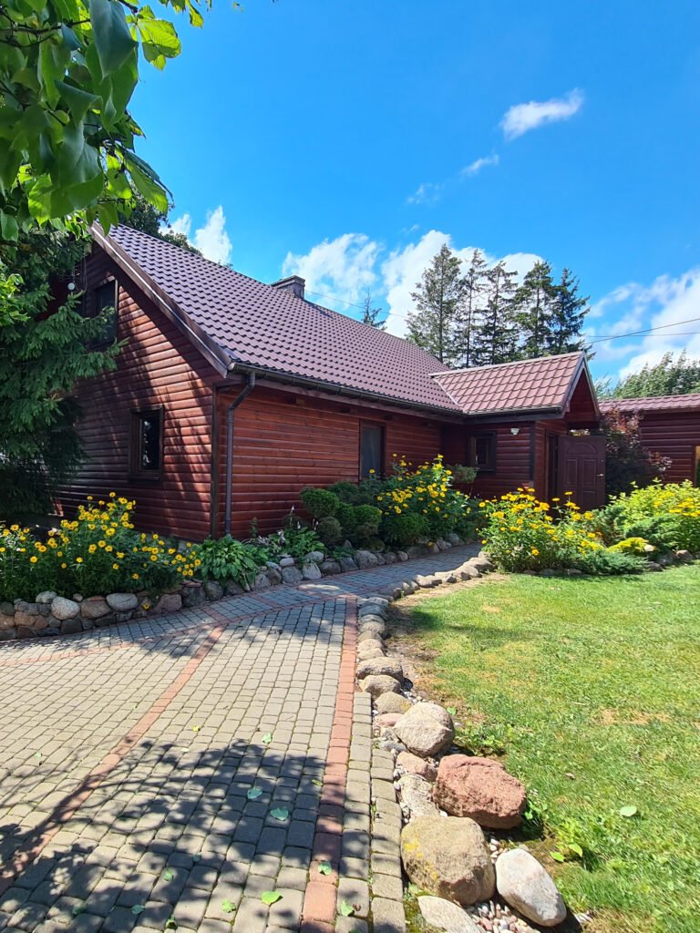 Domek Drewniany Podwórko